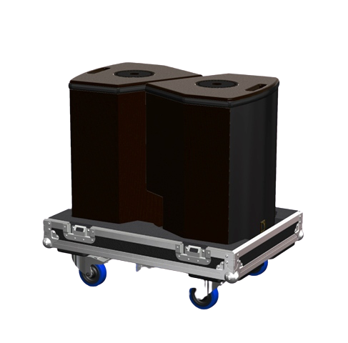 Santosom Monitor Flight case PRO, 2x L-Acoustics 12XT