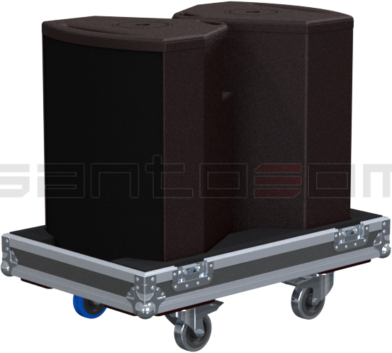 Santosom Monitor Flight case PRO, 2x L-Acoustics 115XT HiQ