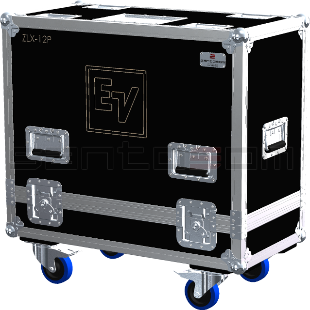 Santosom Monitor Flight Case, 2x EV Audio ZLX-12P