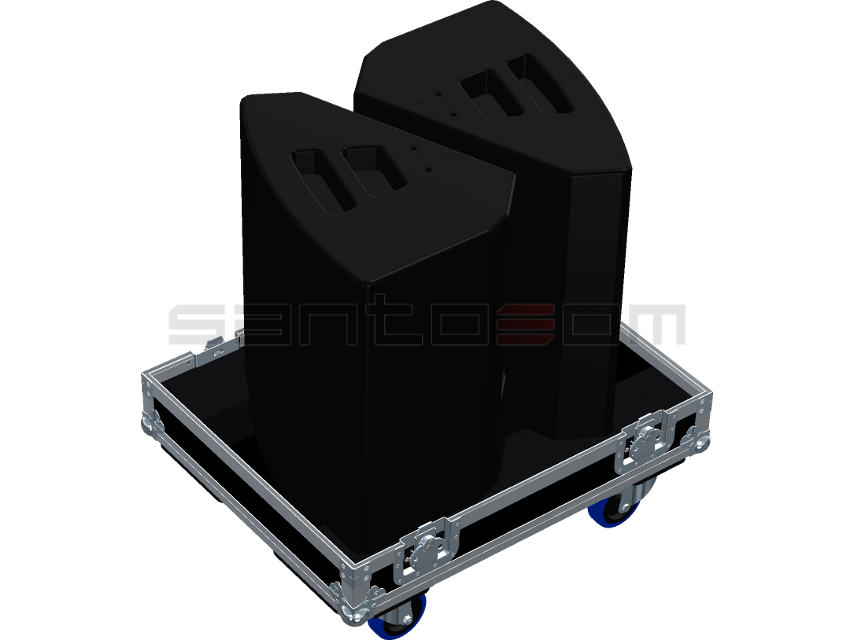 Santosom Monitor Flight case PRO, 2x D&B M4