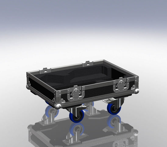 Santosom Monitor Flight Case, 2x DB Technologies DVX DM12