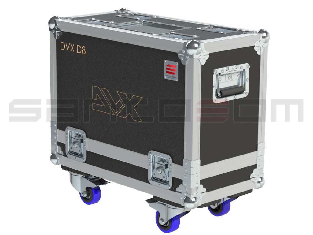 Santosom Monitor Flight Case, 2x DB Technologies DVXD8