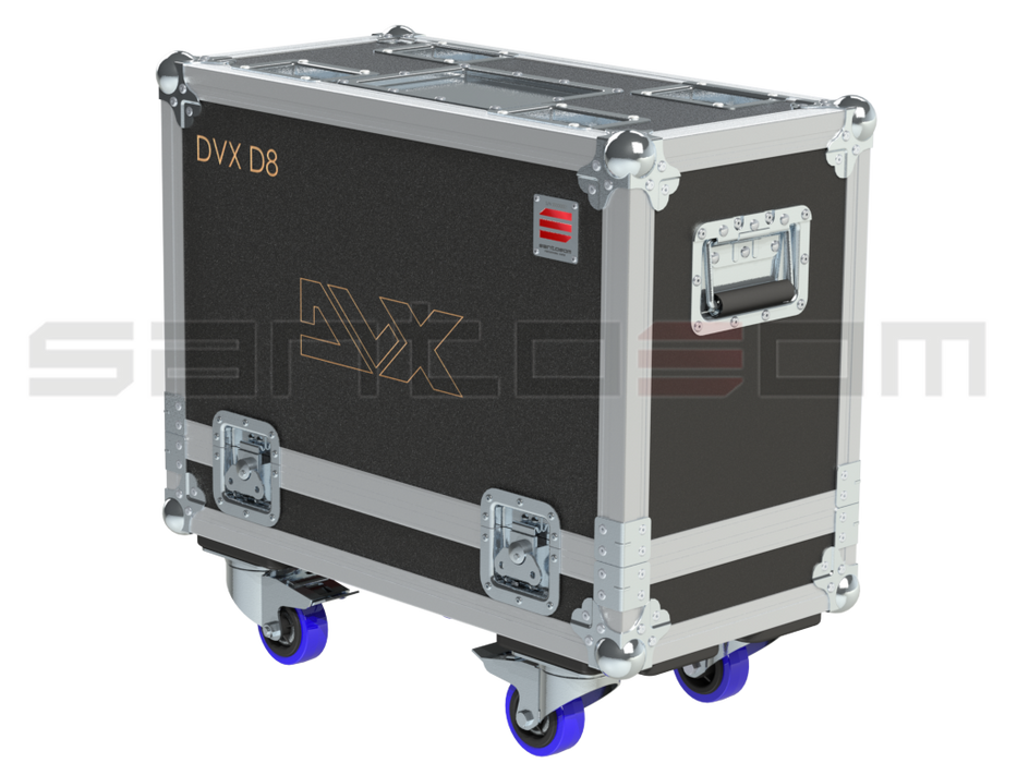 Santosom Monitor Flight Case, 2x DB Technologies DVXD8