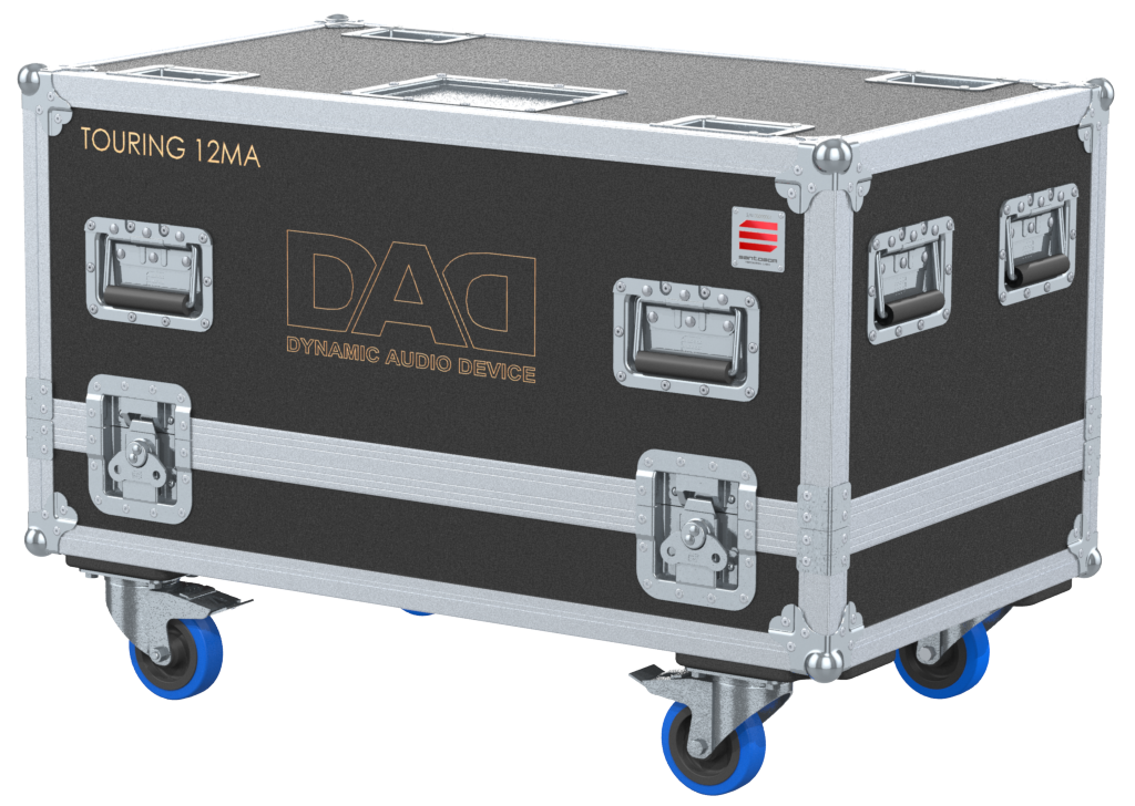 Santosom Monitor Flight Case PRO, 2x DAD Touring 12MA