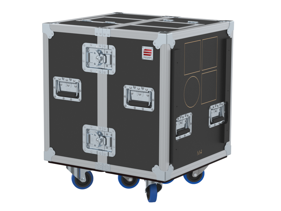 Santosom Flight case PRO-1M, 2x D&B M4