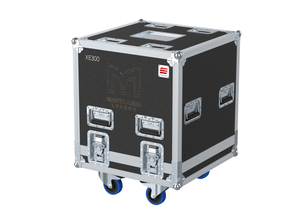 Santosom Flight case PRO, 2x Martin Audio XE300