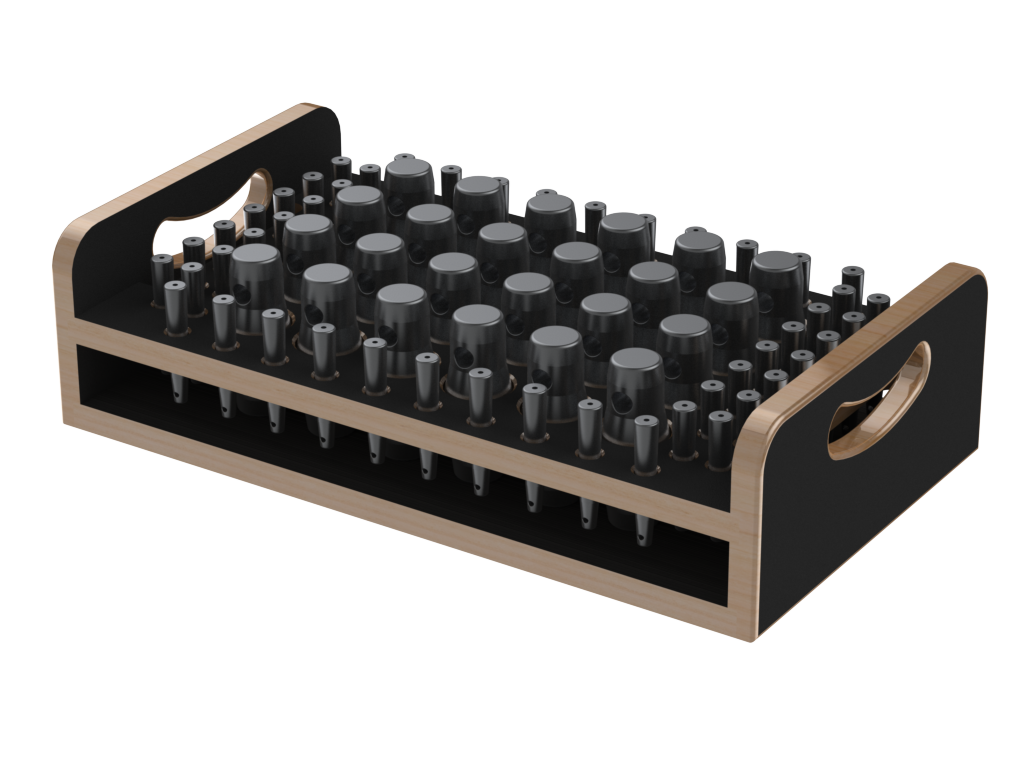 Santosom Module 24x Conical Ø35 + 48x Spigot Ø12
