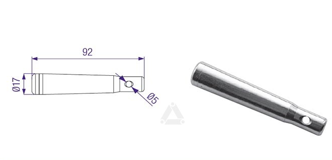 Santosom Module 96x Spigot Ø17x92 + 100x R-Spring