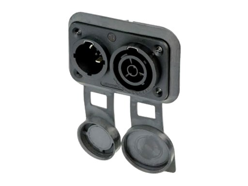 NEUTRIK Powercon True1 plug panel 16A (IN-Out) Neutrik