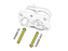 NEUTRIK Powercon True1 plug panel 16A (IN-Out) Neutrik