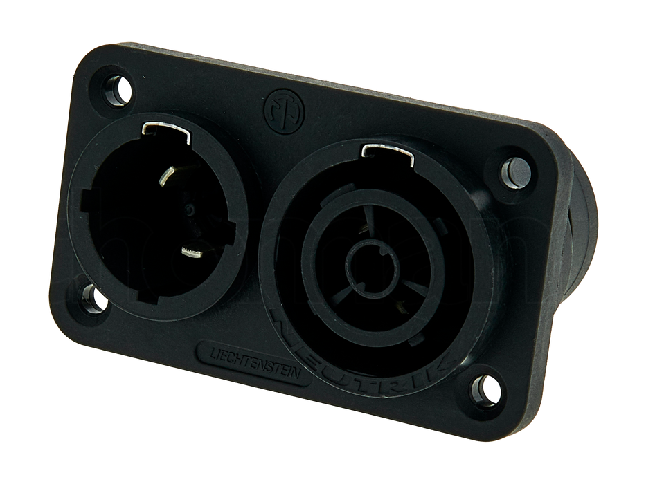 NEUTRIK Powercon True1 plug panel 16A (IN-Out) Neutrik