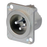 Neutrik XLR Neutrik XLR socket 3 pin. Male universal