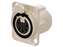 Neutrik XLR 5 pole female receptacle, Nickel housing