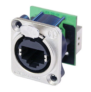 NEUTRIK ETHERCON Ethernet RJ45 plug panel D Cat.5