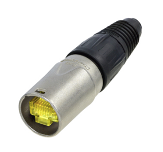 Neutrik EtherCON Cable connector carrier consists of a nickel shell