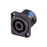 4 pole chassis connector, Neutrik NL4MP