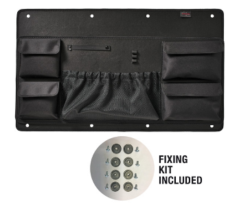 PLASTIC CASES ACCESSORY LID Panel With ORGANIZED POUCHES for 7630 & 7641