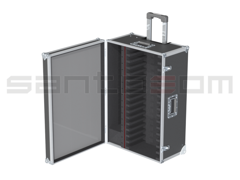 Santosom Flight case 16x Tablet 220x300x30 + PC w/Power
