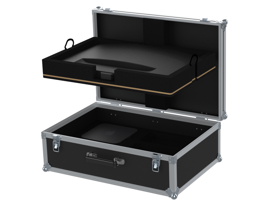 Santosom Flight case, PC MAC MINI A2348+ TFT 24"
