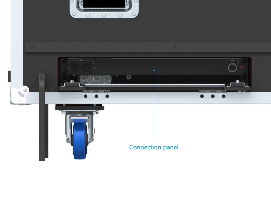 SANTOSOM Display Flight case PRO, 1x Plasma Lift 65" (157x14x98cm UID)