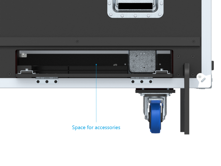 SANTOSOM Display Flight case PRO, 1x Plasma Lift 65" (157x14x98cm UID)