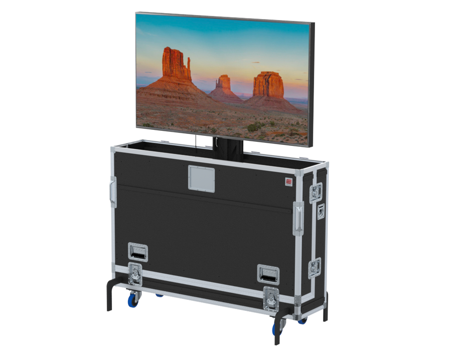 SANTOSOM Display Flight case PRO, 1x Plasma Lift 65" (157x14x98cm UID)