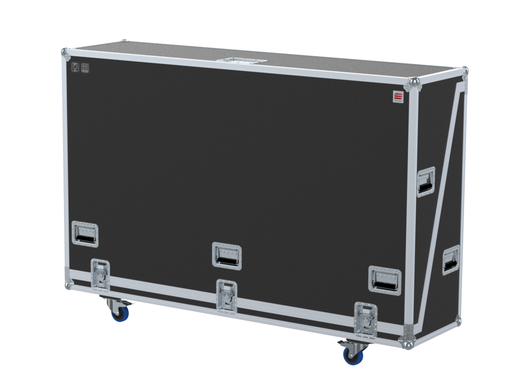 SANTOSOM Display Flight case Universal, LCD Max: 2000x125x1300 (2 doors)