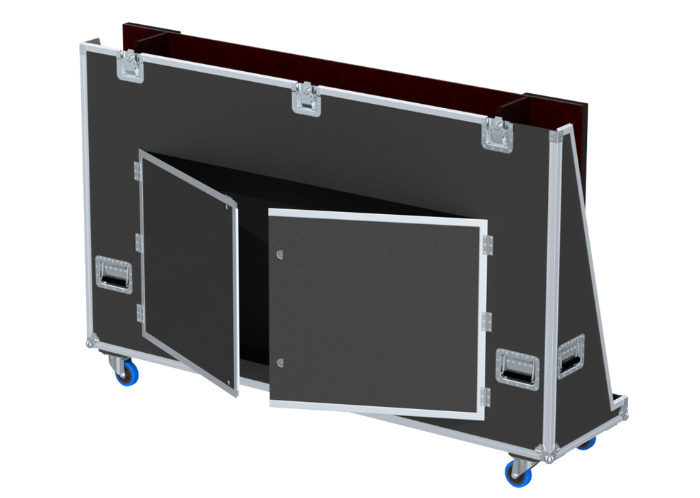 SANTOSOM Display Flight case Universal, LCD Max: 2000x125x1300 (2 doors)