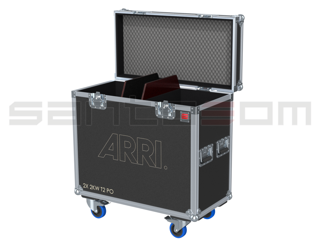 Santosom Projector Flight case PRO, 2x Arri 2KW T2 PO