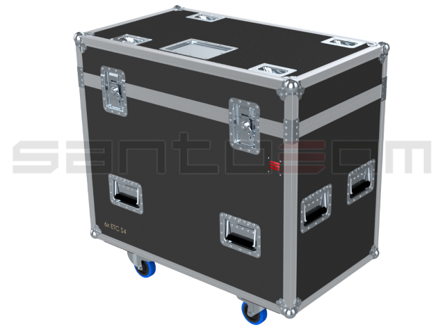 Santosom Projector Flight case PRO, 6x ETC S4 19º-26º (275x250x760)