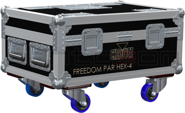 Santosom Projector Flight case PRO, 8x Chauvet Freedom Par Hex-4 / Quad-4