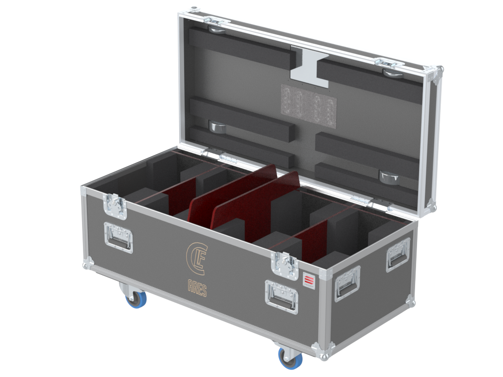 Santosom Projector Flight case PRO, 4x CLF Ares