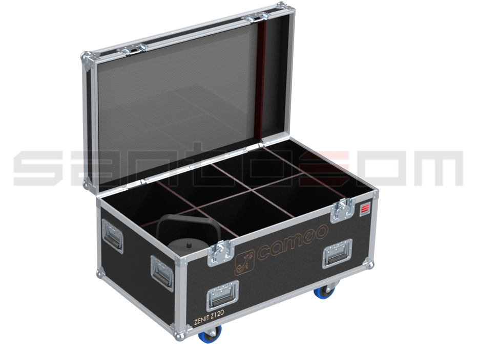 Santosom Flight case PRO-A, 6x Cameo Zenit Z120/Z180