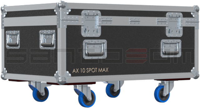 Santosom Projector Flight case PRO, 6x Astera AX7/AX10 SpotMAX