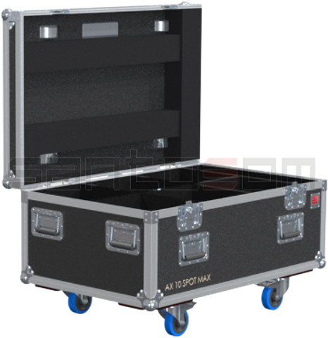Santosom Projector Flight case PRO, 6x Astera AX7/AX10 SpotMAX