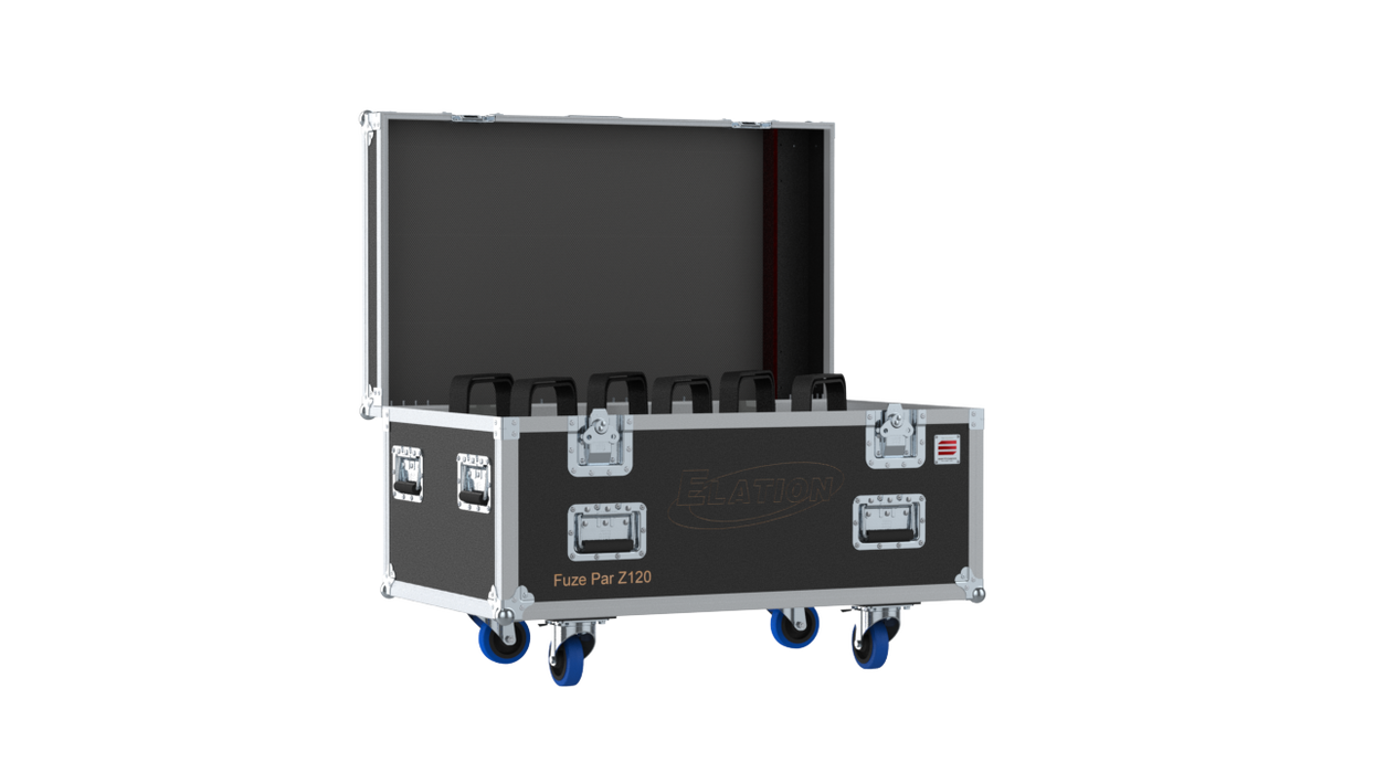 Santosom Flight case PRO-A, 6x Elation Fuze Par Z120