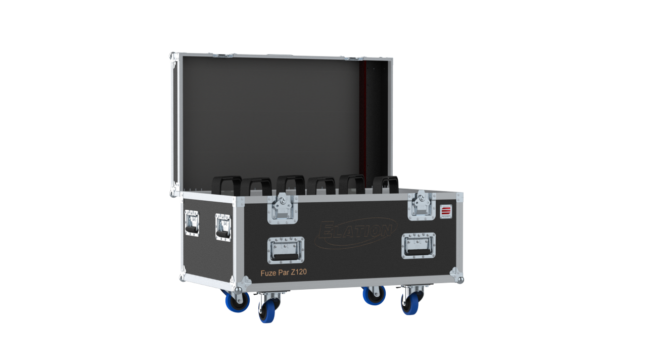 Santosom Flight case PRO-A, 6x Elation Fuze Par Z120