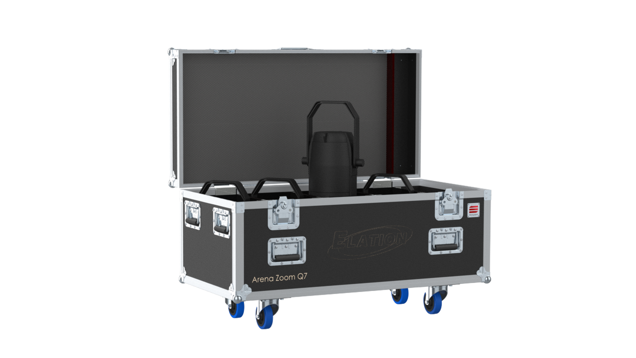 Santosom Projector Flight Case, 8x Elation Arena Zoom Q7