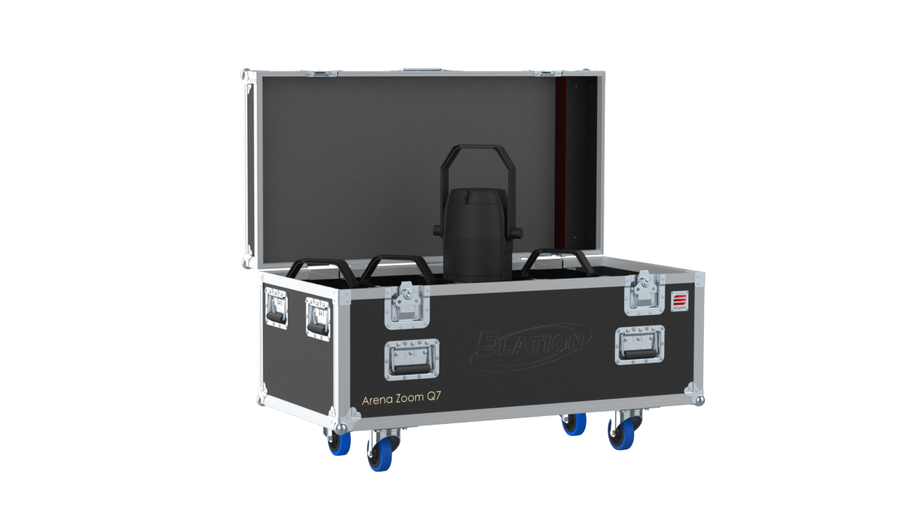 Santosom Projector Flight Case, 8x Elation Arena Zoom Q7