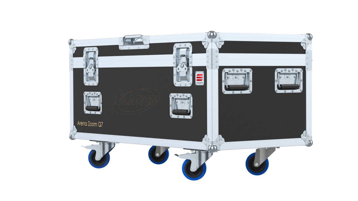 Santosom Projector Flight Case, 8x Elation Arena Zoom Q7