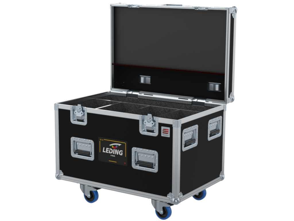 Santosom Projector Flight case PRO, 4x Leding X-Bolt