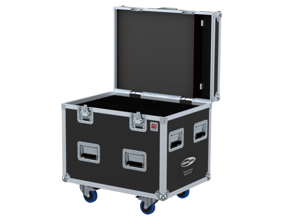 Santosom Projector Flight case, 4x Showtec Performer Fresnel 2000 DDT MKII