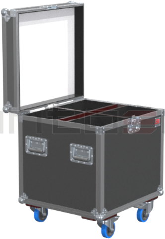 Santosom Projector Flight case, 4x DTS NEW SCENA PC FRESNEL 650/1KW