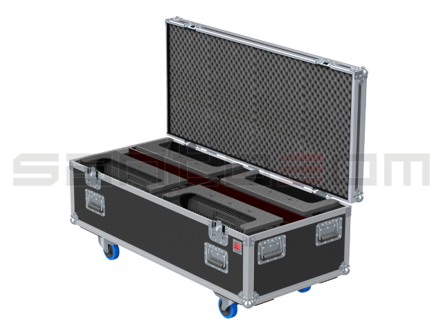 Santosom Projector Flight Case, 4x ProLights Solar