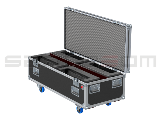 Santosom Projector Flight Case, 4x ProLights Solar