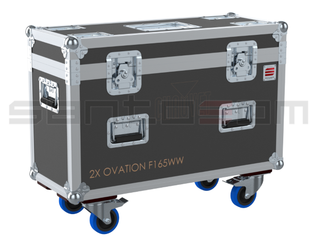 Santosom Projector Flight case PRO, 2x Chauvet Ovation F165WW