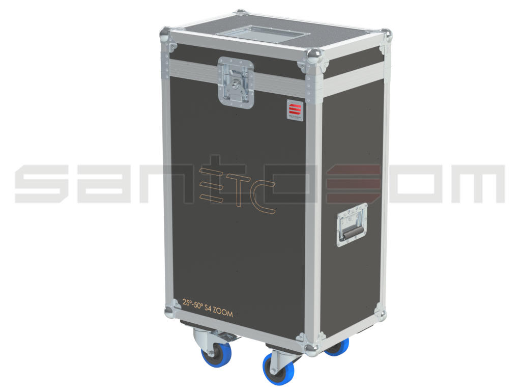 Santosom Projector Flight case PRO, 2x ETC 25º-50º S4 Zoom