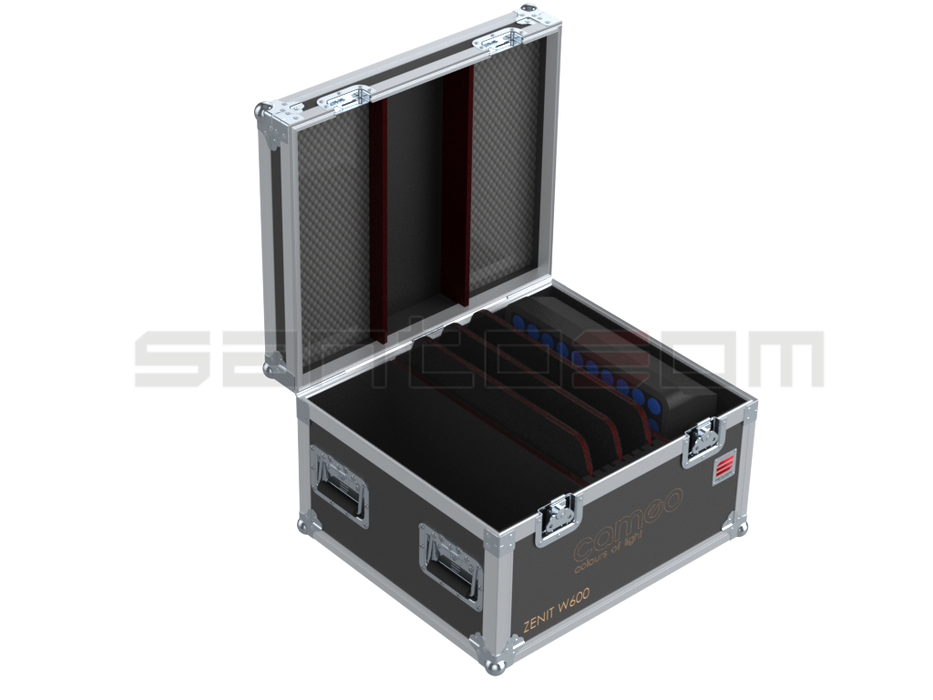 Santosom Projector Flight case, 2x Cameo Zenit W600