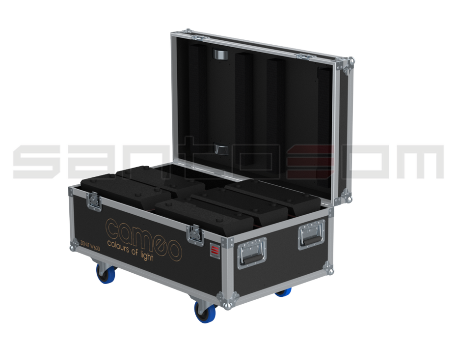 Santosom Projector Flight case, 6x Cameo Zenit W600
