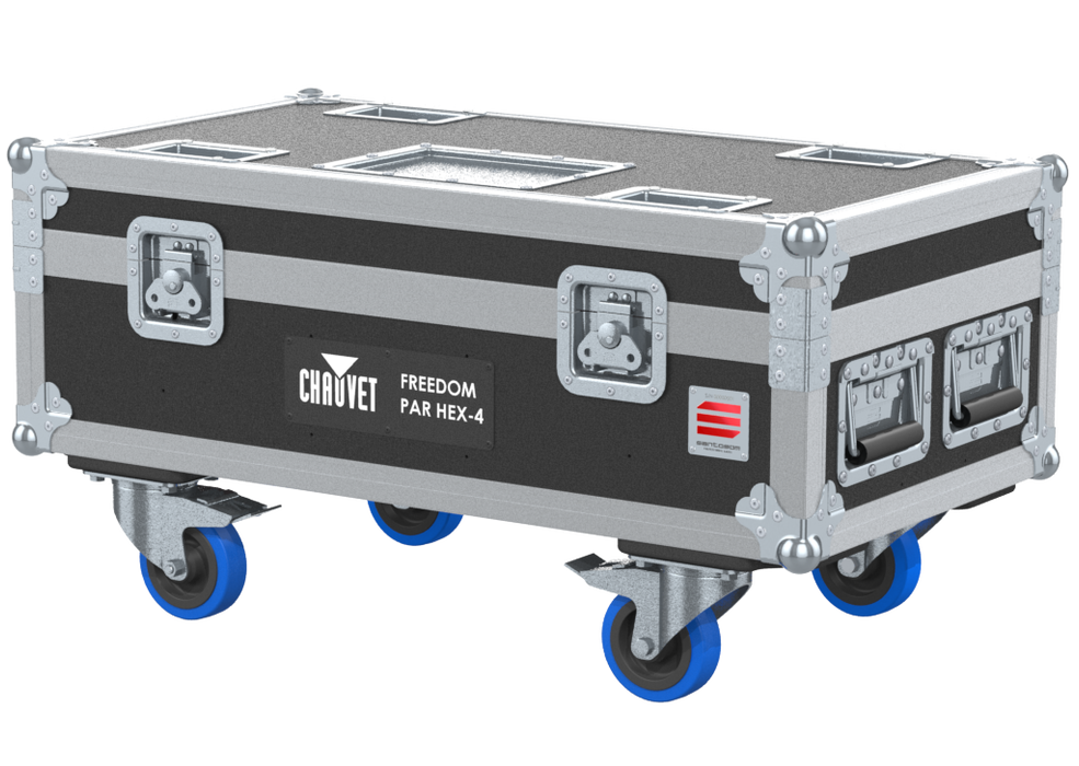 Santosom Projector Flight case PRO, 10x Chauvet Freedom Par Hex-4 / Quad-4